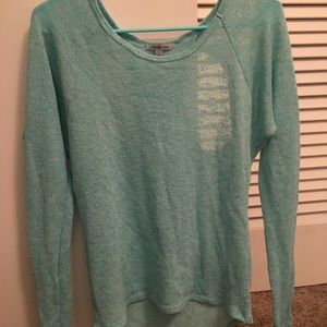 Teal sweater